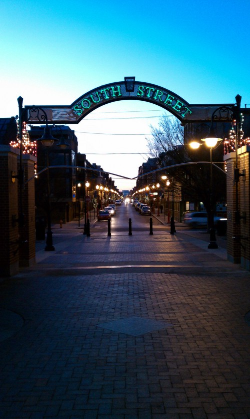 The archway entrance to South Street in Philadelphia. © CC- “South Street Philly” 2010 Shane Simmons